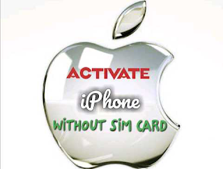 Activate iPhone without sim card