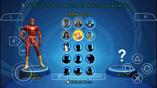 Download Justice league Heroes PSP ISO | Highly compressed 1