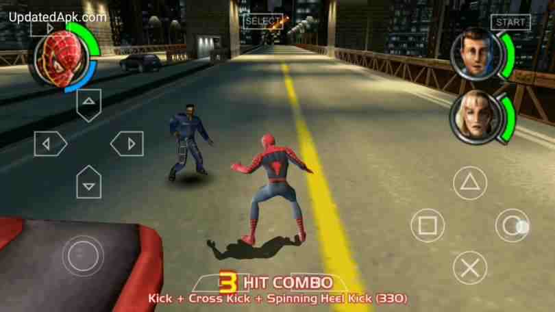 psp game spider man 3