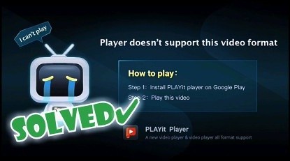 Player doesn't support this video format Vidmate