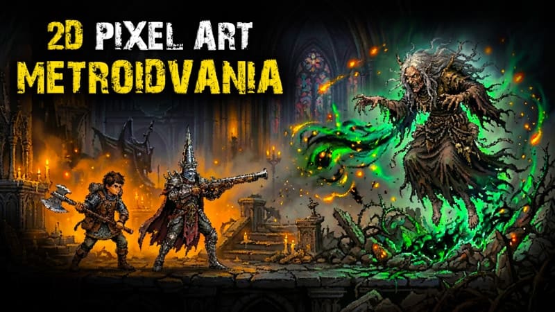 Top 10 Best 2D Pixel Art Metroidvania Games 1