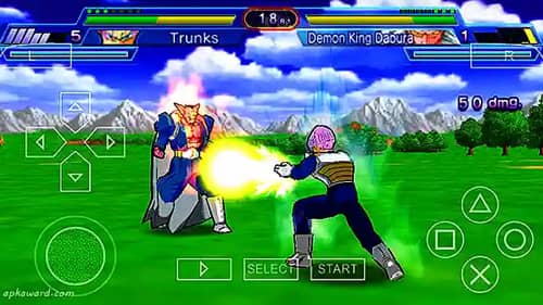 Download Dragon Ball Z: Shin Budokai 7 PSP ISO Highly Compressed 2