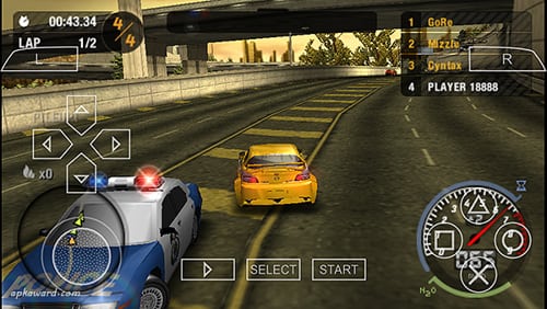 Need For Speed Most Wanted PPSSPP ISO Highly Compressed 2