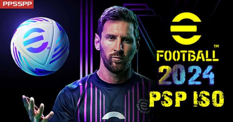 eFootball 2024 PSP iso file | PPSSPP English download 1